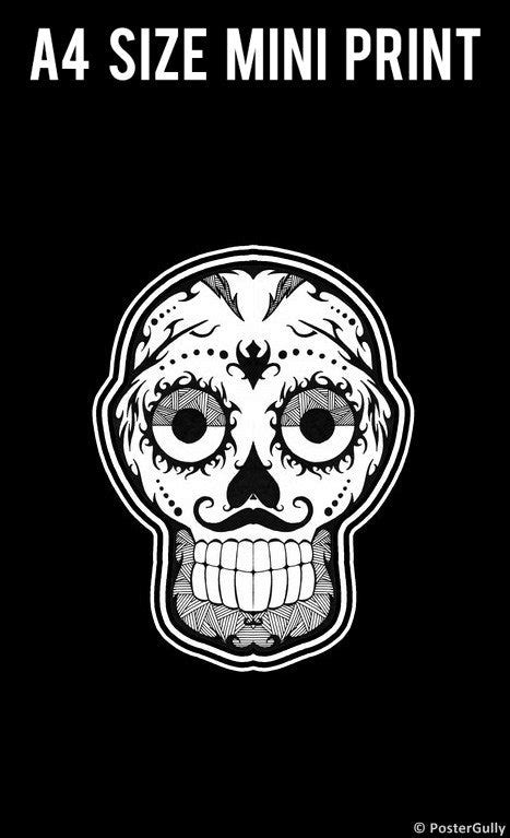 Buy Wall & Desk Art Prints For Home Decor India | Sugar Skull | Mini ...