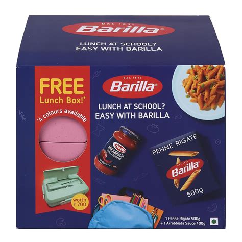 Barilla Combo Pack - Penne Pasta 500gm+ Arrabbiata with Chilli Peppers ...