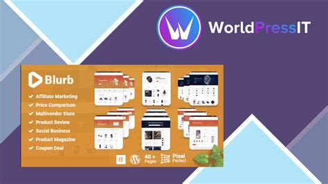 Blurb – Affiliate Marketing WordPress Theme – WorldPress IT