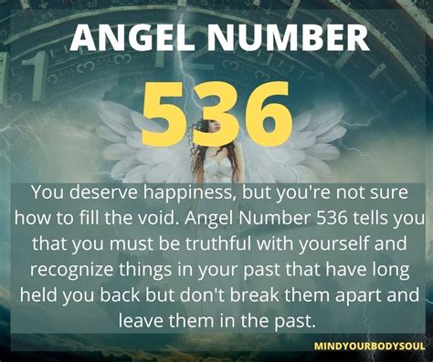 536 Angel Number: Meaning And Symbolism - Mind Your Body Soul