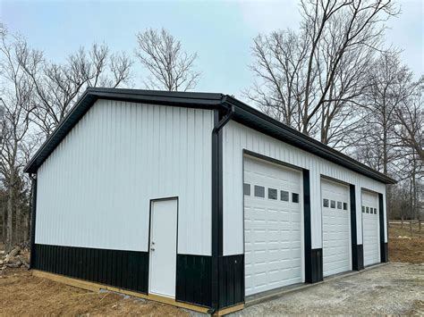 30x40 Pole Barn Garage kit Built By Dutch Builders | CMT