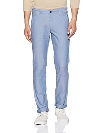 Buy Louis Philippe Sport Men's Slim Fit Chinos (LYTF318S004985_Blue_36W ...