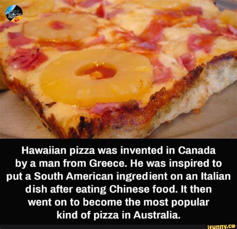Where Was Invented Hawaiian Pizza