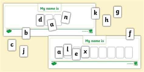 Customisable Name Puzzles for Kids | Twinkl