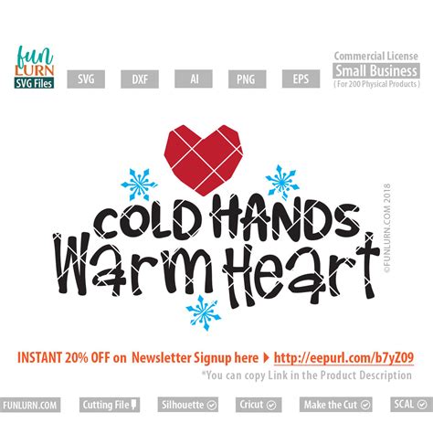 Cold Hands Warm Heart svg – FunLurn