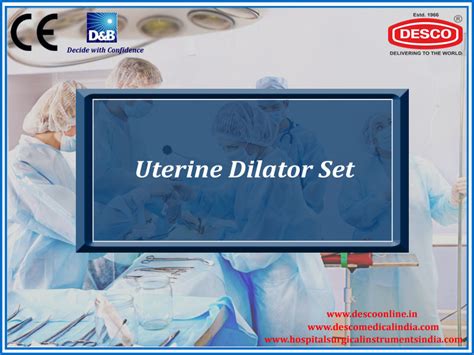 Uterine Dilator Surgical Instruments Sets - Manufacturers, Exporters ...