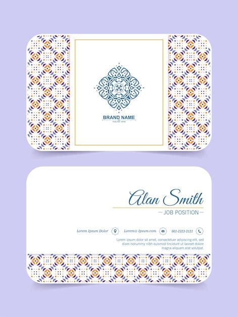 Business Card Pattern 的图像结果