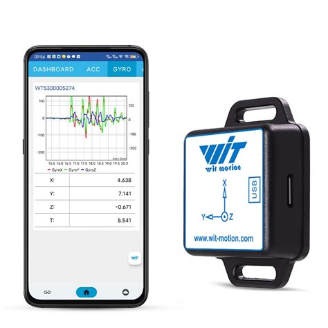 Buy WT901WiFi Wireless Connection PC + Serve Saved 9 Axis AHRS Sensor 3 ...