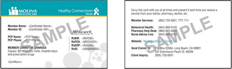 Member ID | Molina Healthcare South Carolina