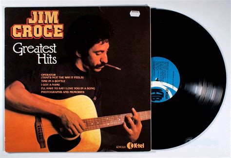 Jim Croce - Greatest Hits (1981) Vinyl LP Import • Time in a Bottle ...