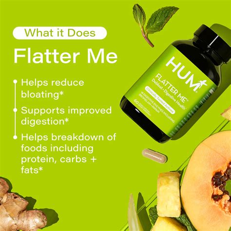 Flatter Me | Best Bloat Relief Supplement with Digestive Enzymes - HUM ...