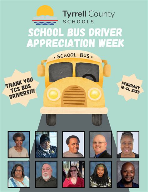 School Bus Driver Appreciation Week – February 10-14 | Tyrrell County ...