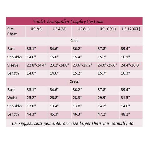 Violet Evergarden Cosplay Costume Womens Anime Uniform Dress Suit ...