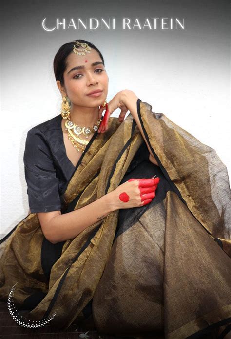 Shop Chandni Raatein Collection | Linen Sarees | Chidiyaa