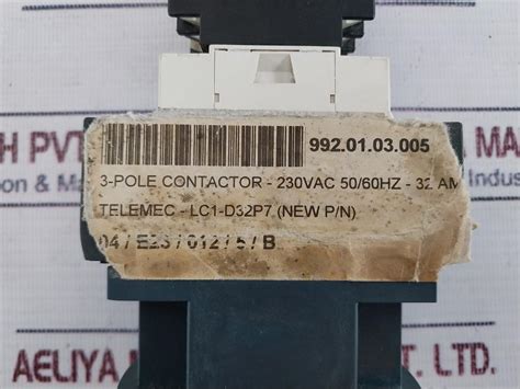 Telemecanique Lc1 D/Lp1 D, 3P Contactor W/ La1 Dn22 M Contact Block ...