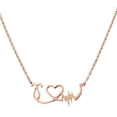 Buy KUIYAI Heart Beat Stethoscope Necklace for Nurse Doctors Graduation ...