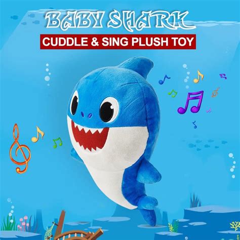 Baby Shark Plush Cuddle and Sing with Plush Toy 18 Inch — Toycra