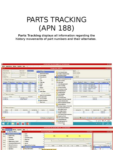 Part Tracking System 的图像结果