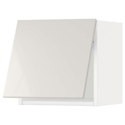 METOD wall cabinet horizontal, white/Ringhult light grey, 40x37x40 cm ...