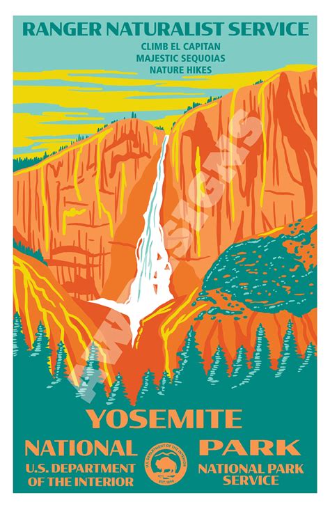 WPA Style National Park Posters :: Behance