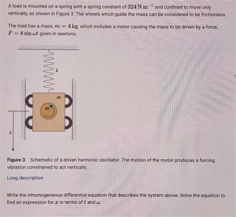 Image result for Spring Push Off Load Example Problems