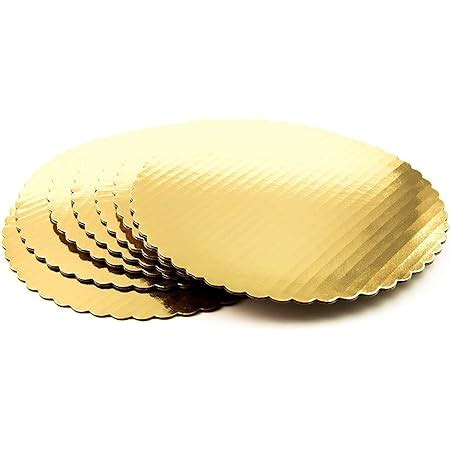 Buy BIG BOX Cardboard Cake Circle Base - 5 Picecs, Gold Online at Low ...