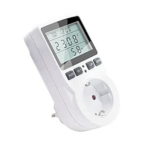 KETOTEK Energy Cost Meter, Socket Power Meter with 11 Monitoring Modes ...