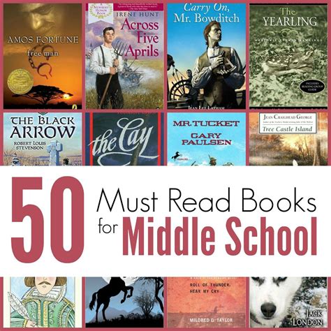50 Must Read Books for Middle School | Middle school reading, Middle ...