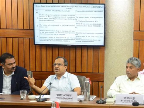 Top JCC meeting held at Coal India Limited Headquarters