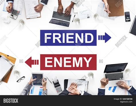 Friend Enemy Opposite Image & Photo (Free Trial) | Bigstock