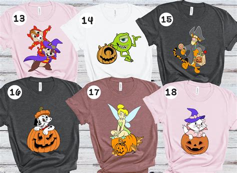 Disney Halloween Shirt Disney Shirt Halloween Matching - Etsy
