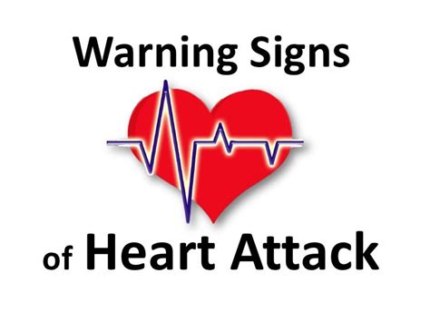 "Heart Attack Warning Signs: Recognize the Silent Signals Before It's ...
