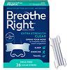 Breathe Right Extra Strength, for Sensitive Skin, Nasal Strips Clear ...