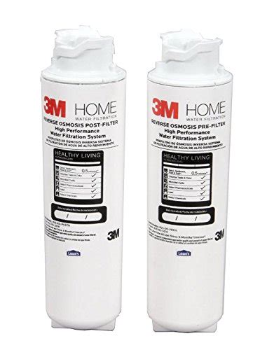 3M 4US-RO-F02H Quick Change RO Under Sink Pre/Post Filters (Fits System ...