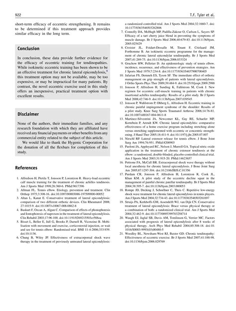 Breakthrough strength training with FlexBar® may help treat tennis elbow