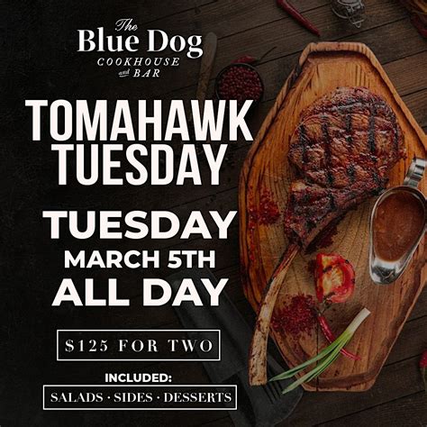 Tomahawk Tuesday @ The Blue Dog, The Blue Dog, Glades Road, Boca Raton ...