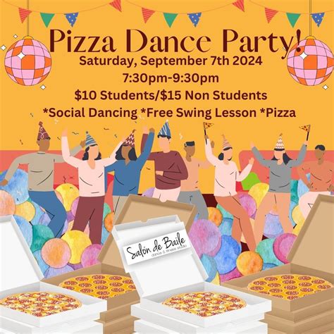 September Dance Party: PIZZA, Social Dancing and FREE Swing lesson ...