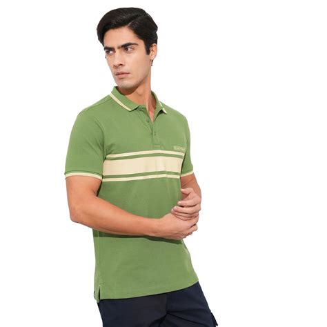 BEING HUMAN GARMENTS-MENS-TOP-POLO NECK DK.OLIVE