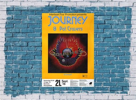Journey - Infinity, Mannheim 1978 - Konzertplakat, 216,40