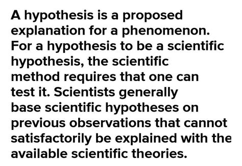 what is hypothesis?.. - Brainly.in