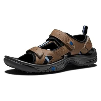 Buy FootJoy Men's Golf Sandals Beige 10 M Shoe, Dark Taupe, US at Amazon.in