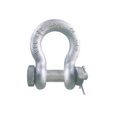 MANILHA CURVA GALVANIZADA 04,50T 5/8 X 3/4" C/ PARAFUSO - South Safe ...