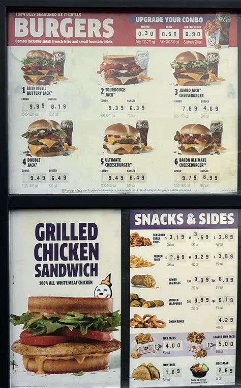 Image result for Jack Box Menu Items