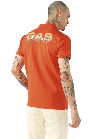 Regular fit polo with printed chest and sleeve text.
