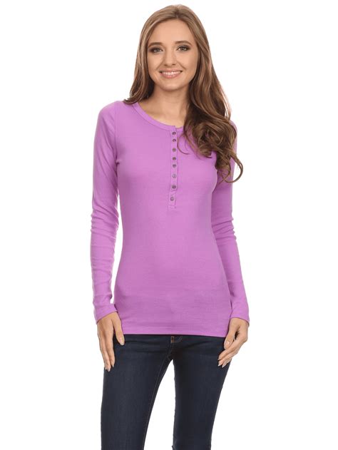 Female Henley Shirt at Dorothy Bufkin blog