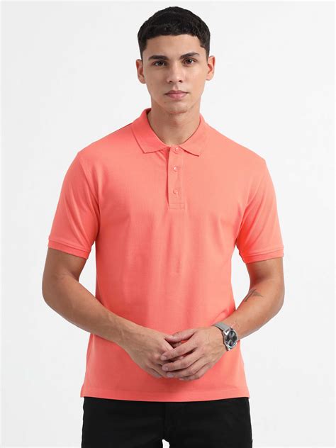 Buy Orange Polo T-Shirt for Men Online at Great Price