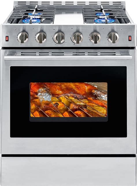 Amazon.com: THOR Kitchen Freestanding Professional 30-Inch Gas Range in ...