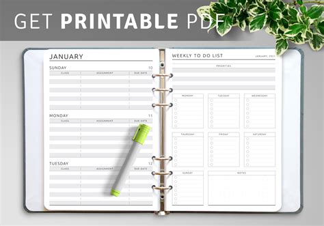Get 2026 - 2027 Happy Planner Inserts Printable PDF