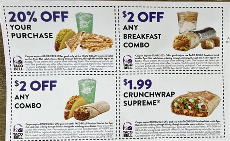 Taco Bell coupons in the mail : r/tacobell