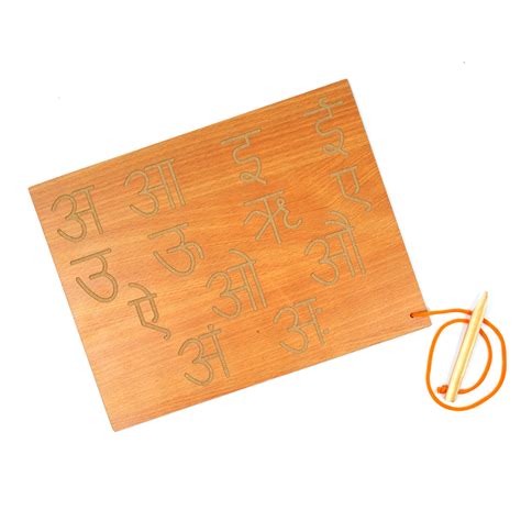 Buy Online Hindi Swar Writing Stencil for Kids – The Brainy Bear Store